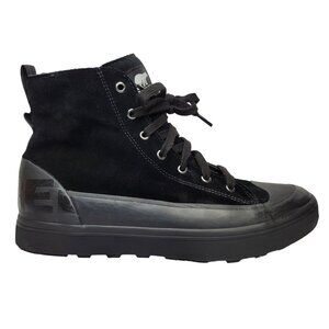 SOREL METRO™ II Mens Sz 12 Waterproof Sneakers Black Suede High Top Outsole LKNC